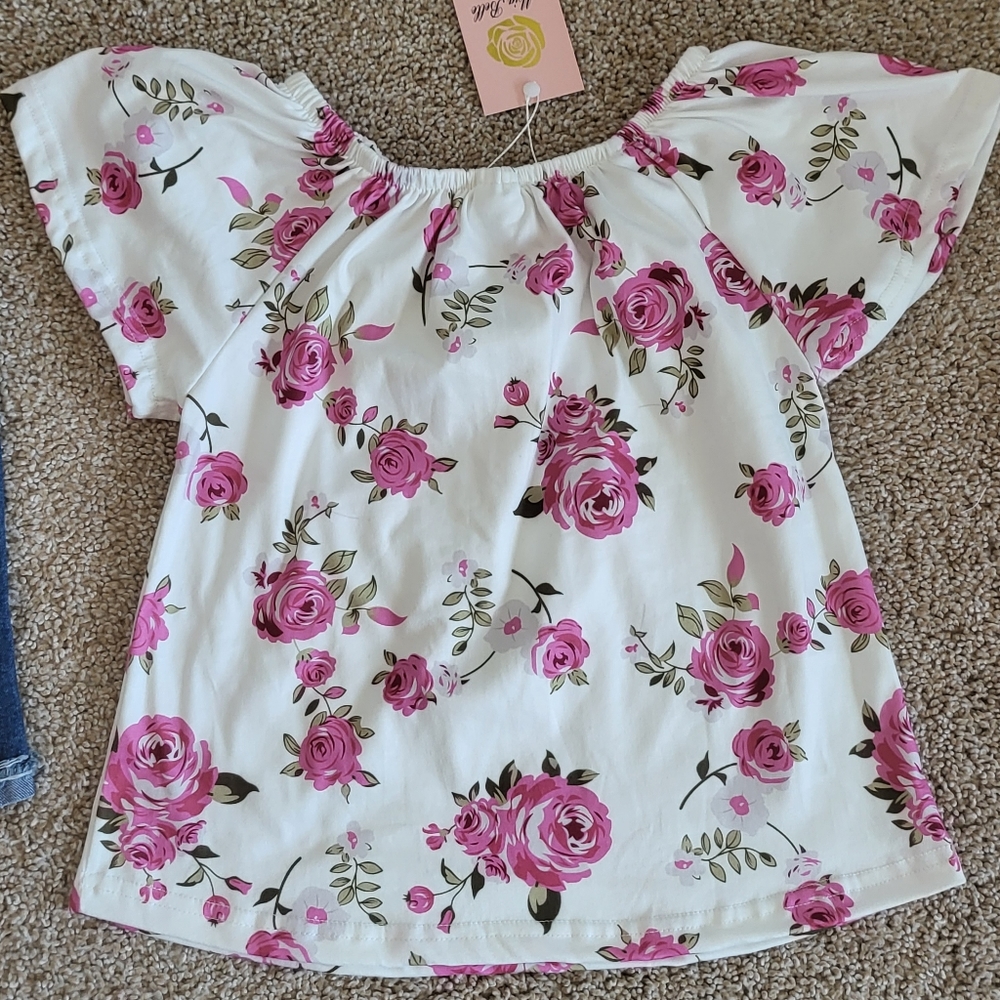 ♥️NWT♥️ MIA BELLE GIRLS SHORTS SET - Picture 5 of 12